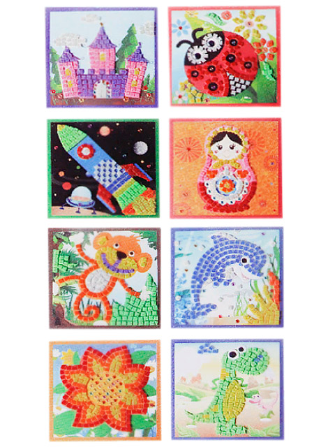 Набор для детского творчества Basir "Объемная мозаика" А5, в ассортименте