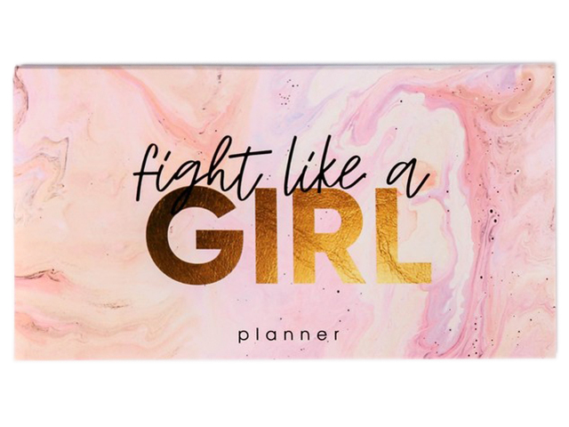 Планинг недатированный 50 листов "Fight like a girl" с отрывными листами