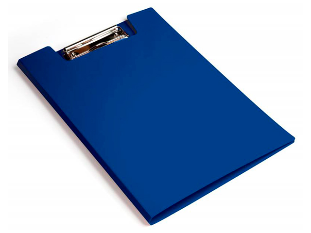 Папка-планшет с зажимом А4 "Бюрократ" 1,2 мм, синий