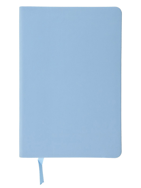 Ежедневник недатированный В6 128 листов LOREX "PASTEL" мягкая обложка, голубой