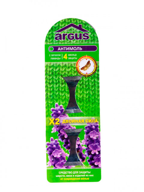 Антимоль ARGUS крючок с запахом "Двойная сила"