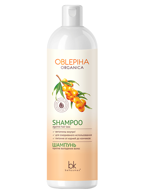 Шампунь BelKosmex "Oblepiha Organica" против выпадения волос 400 мл