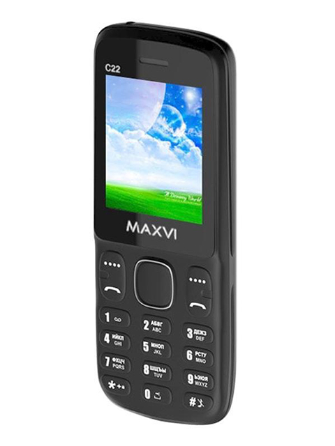Мобильный телефон Maxvi С22 Black