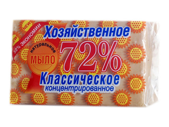Мыло хозяйственное Аист 72% 150г в упак.