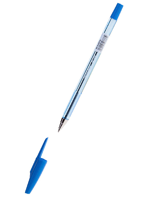Ручка шариковая Berlingo "HIT Н-30" 0,7 мм, корп. прозр. тониров., синяя
