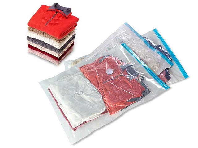 Вакуумный пакет для хранения "Рыжий кот" с клапаном, 70х100см