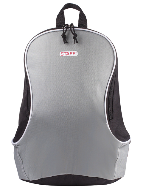 Рюкзак STAFF "Flash", универсальный, серый, 40х30х16 см, 227047