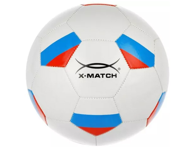 Мяч футбольный X-Match "ФлагРоссия" 1 слой PVC 1,6мм