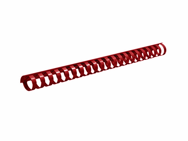 Пружина для переплета d= 8 мм пластиковая, красная