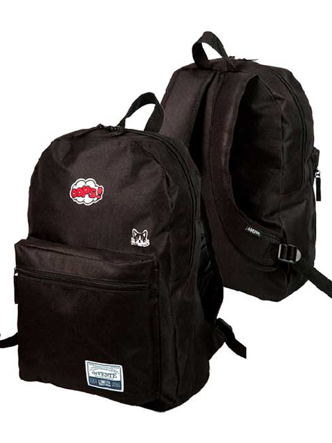 Рюкзак подростковый deVENTE  "Oops" 40х29х17 см, 1 отделение, 1 передний карман, черный