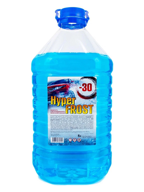 Стеклоомывающая жидкость "Hyper Frost" 5л.