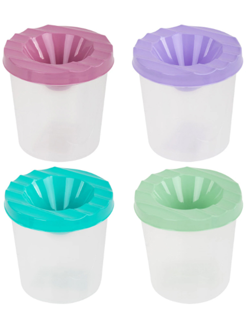  Стакан непроливайкаBRAUBERG KIDS, пастельные цвета, ассорти