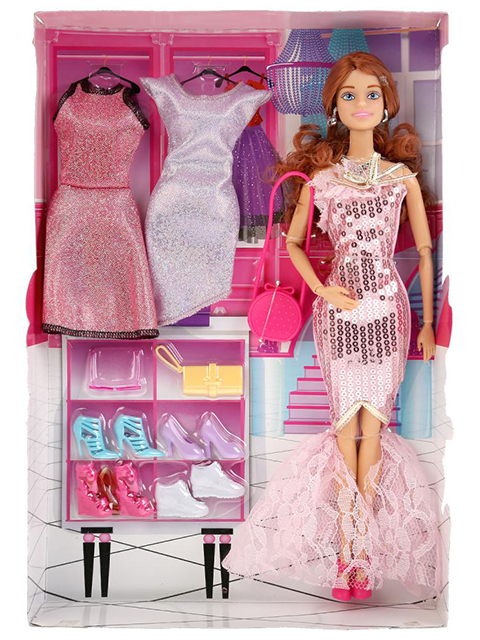 Кукла "София с 2 платьями и аксессуарами" 29 см, в картонной упаковке
