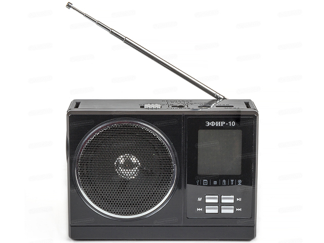 Радиоприемник "Эфир-10" USB/SD/microSD, FM 64-108МГц