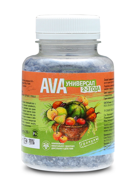AVA комплексное удобрение 2-3 года (пак. 250 гр.)