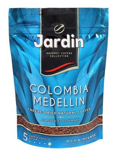 Кофе Jardin Colombia Medellin натуральный растворимый сублимированный 75г