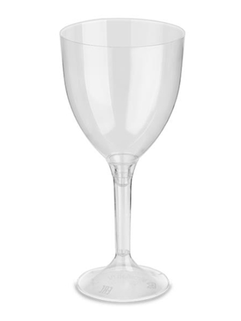 Бокал 250мл. прозрачный для вина, прозрачная ножка 
