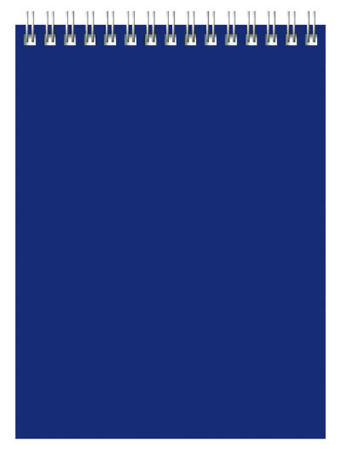 Блокнот А5 60 листов клетка БиДжи "Для Конференций" (синий) обл. картон, на гребне