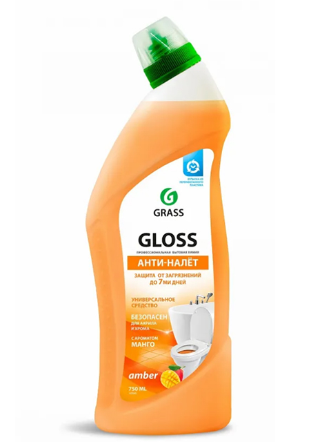 GRASS 750мл Анти-налет чистящее средство для сантехники с ароматом манго