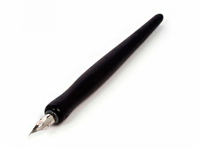 Ручка-держатель для пера "Сонет" деревянная, с пером