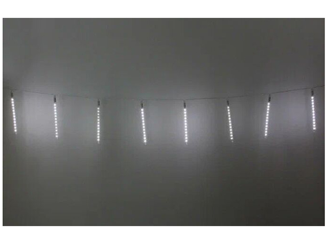 Гирлянда уличная 192 лампы "Тающая Сосулька", 3 м*30 см, теплый белый(8 трубок)