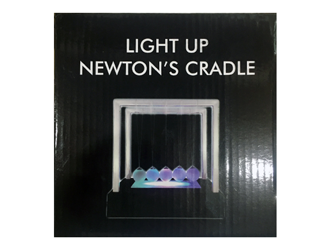 Маятник Ньютона 15х15 см, с подсветкой
