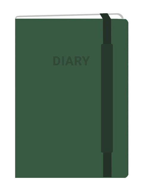 Ежедневник недатированный А5 128 листов Канц-Эксмо "Blank" сосновый, кож/зам, обложка 7БЦ