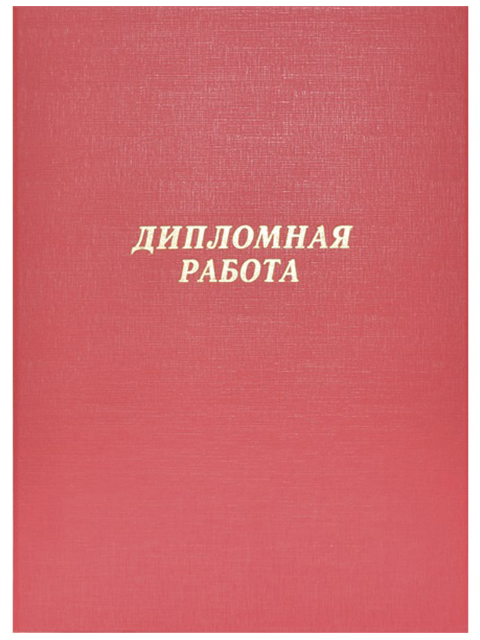 Папка для дипломных работ А4 "deVENTE" шнуровка, без листов, красный