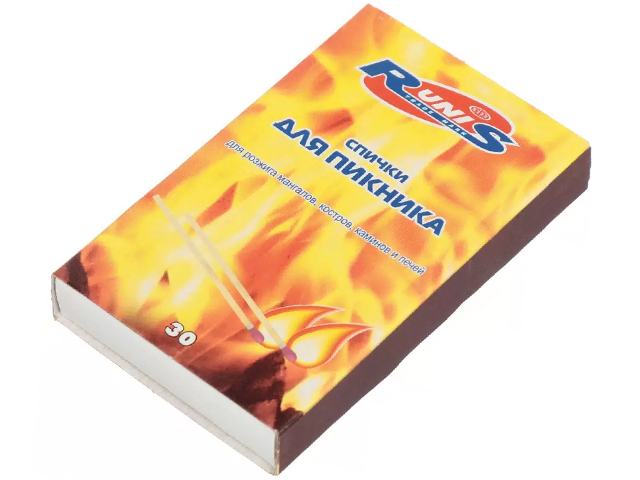Спички туристические "Runis" 85мм, 30шт