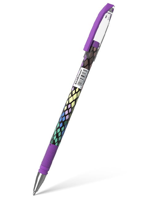 Ручка шариковая Erich Krause "Color Touch. Purple Python" 0,7 мм, синяя