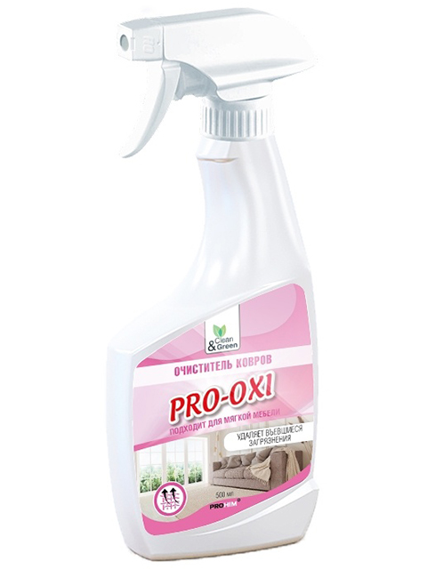 Средство для мытья и чистки ковровых покрытий Clean&Green "Pro-OXI"500мл