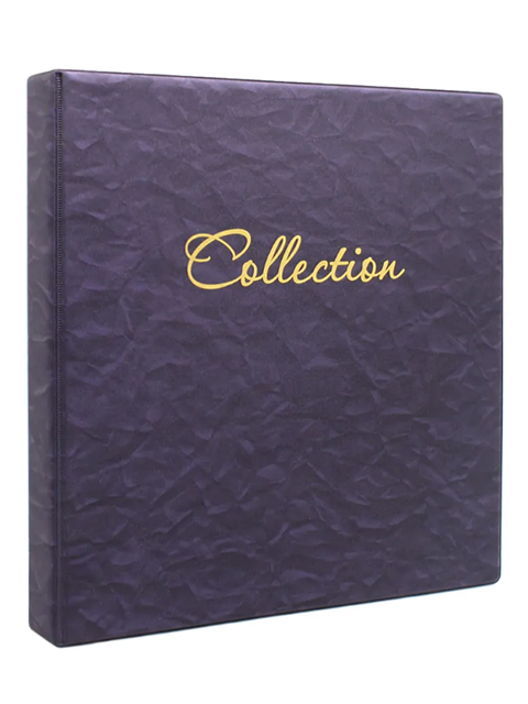 Альбом для коллекционирования банкнот и открыток, 235х250, синий ткань