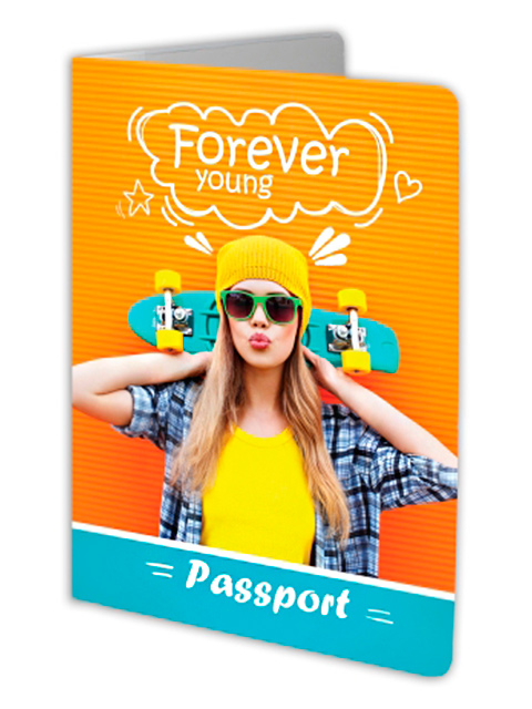 Обложка для паспорта MILAND "Forever young" ПВХ