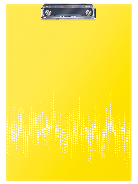 Планшет с зажимом А4 Berlingo "Neon" ламинированный, неоновый желтый