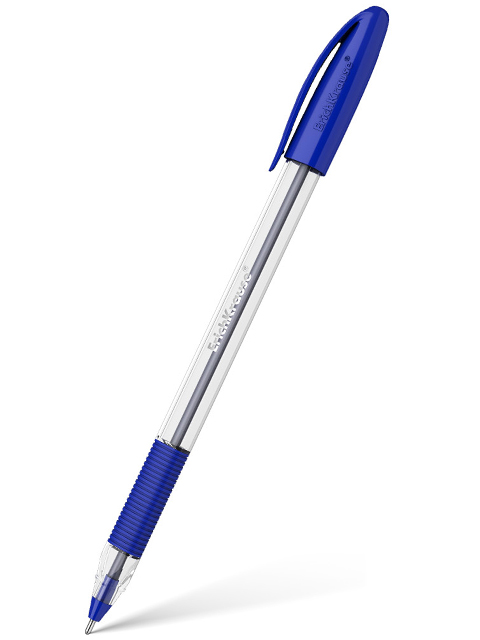 Ручка шариковая Erich Krause "Ultra Glide Technology U-109" 1,0мм, грип, трехгранный корпус, синяя