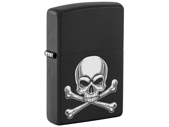 Зажигалка "ZIPPO" PF18 SKULL CROSSBONES DESIGN