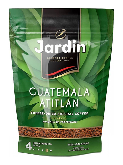 Кофе Jardin Guatemala Atitlan натуральный растворимый сублимированный 75г