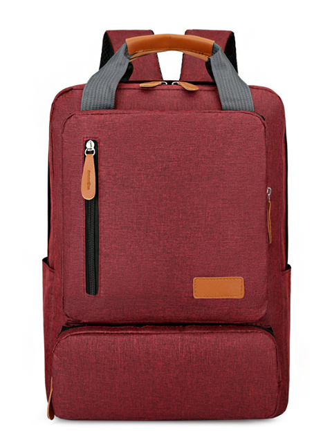 Комплект Рюкзак + студенческая сумка красный