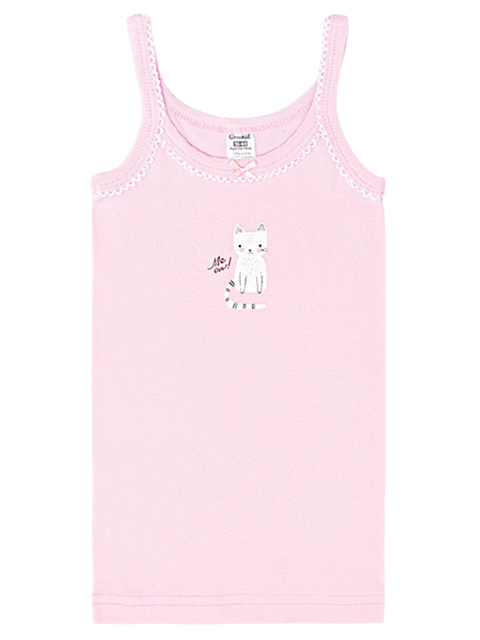 Майка для девочки, розовое облако котята, размер/рост : 56-60/110-116м