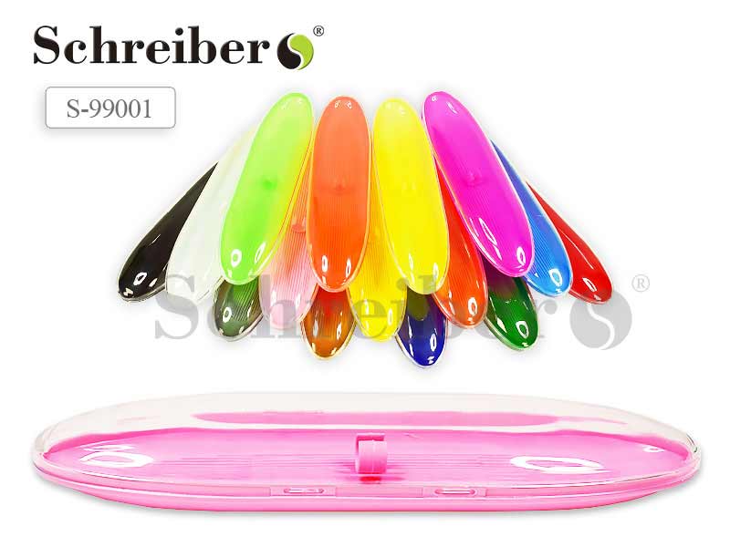 Футляр для ручки Schreiber, зелёный, пластик