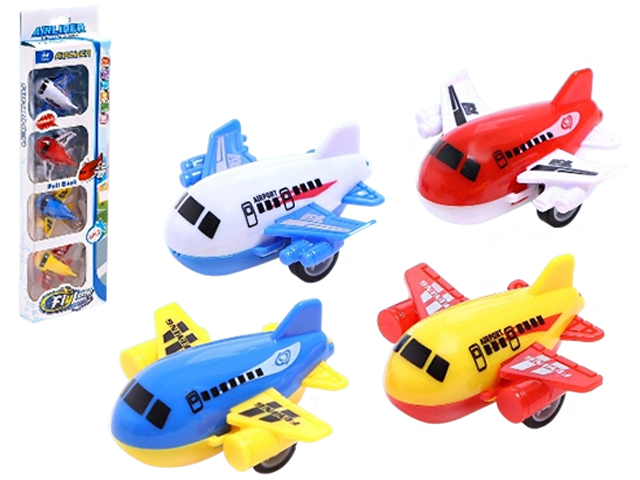 Игровой набор "Самолеты" 4шт инерция