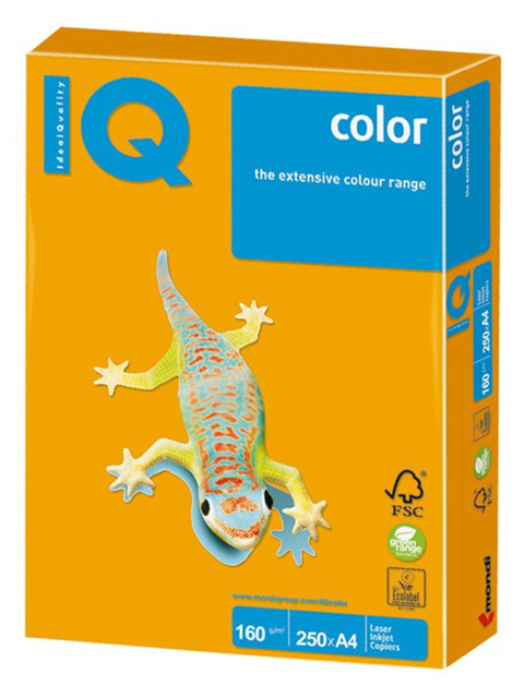 Бумага IQ Color trend А4 160 г/кв. м 250 листов "Старое золото"
