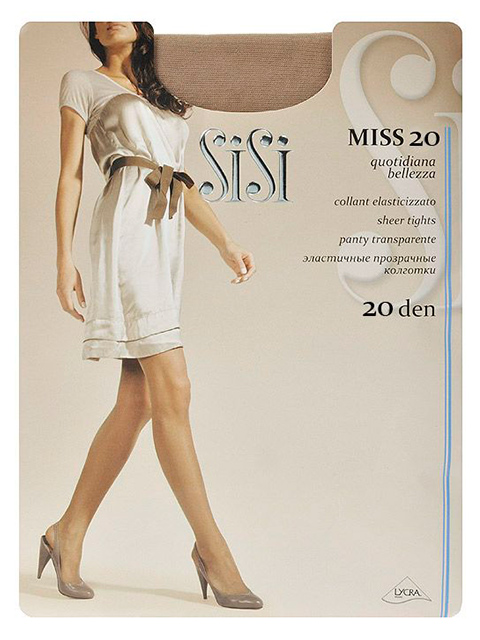 Колготки женские "Sisi Miss 20" Miele 2-S