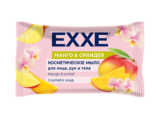 Мыло косметическое 75 г EXXE "Манго и орхидея" (флок-пак)