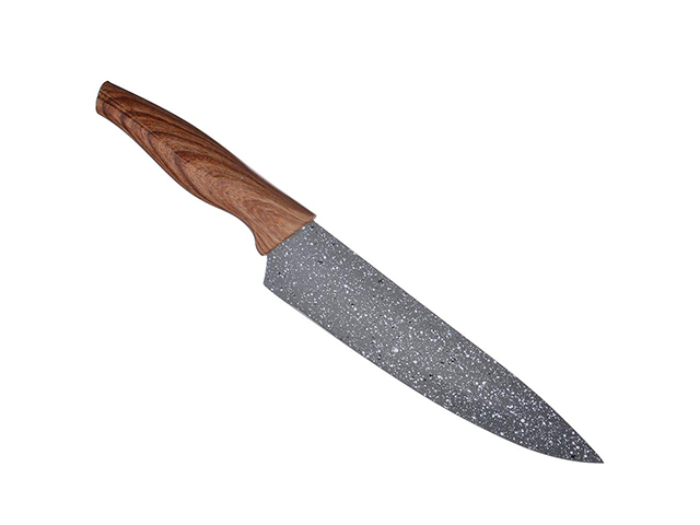 Нож кухонный шеф Satoshi, 20см, с антиналипающим покрытием