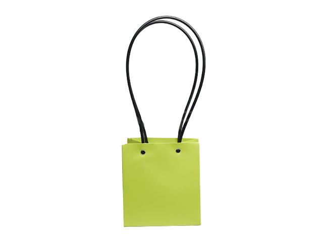 Пакет подарочный "Мастхэв" квадратный, 13х13х14 см, зеленый