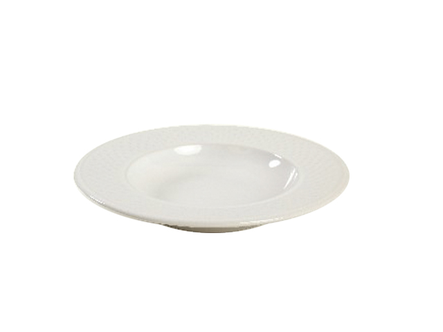 Тарелка глубокая KERAMIKA "RICE" 22см, (2 сорт) К-12
