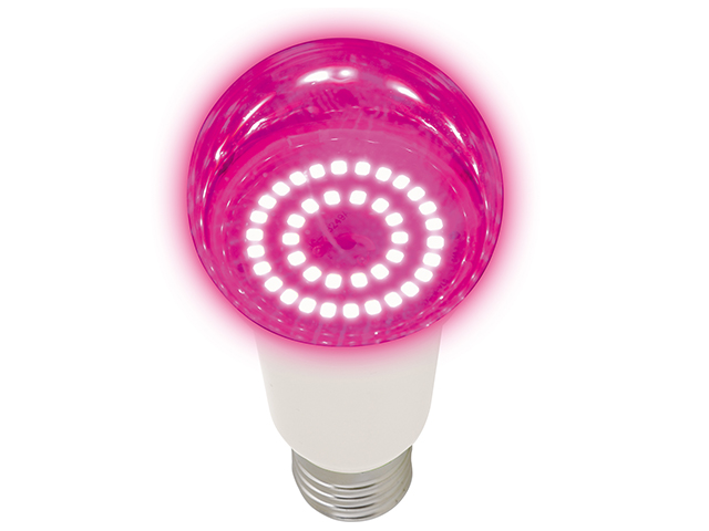 ФИТО-Лампа светодиодная для растений "Uniel" Форма "А" LED-A60-14W E27(розовый спектр)