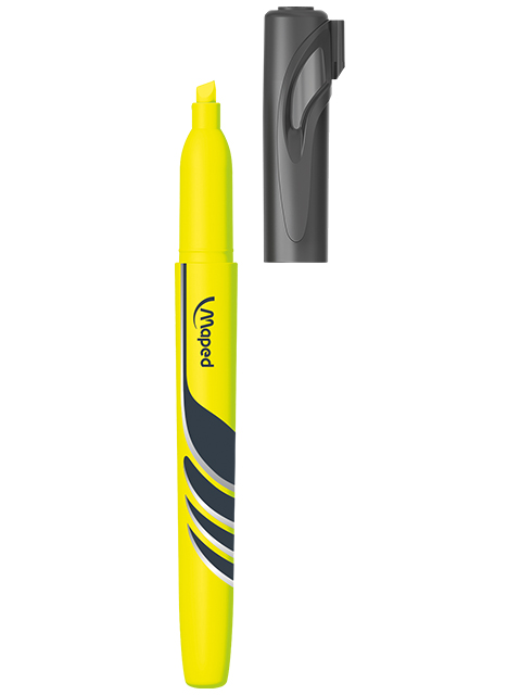 Текстовыделитель Maped "Fluo Peps Pen" 1-5 мм, желтый
