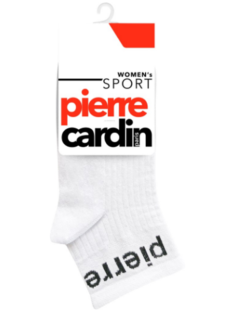 Носки женские "Pierre Cardin" белый, р-р 35-37